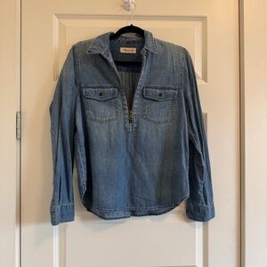 Western Denim Long Sleeve Shirt